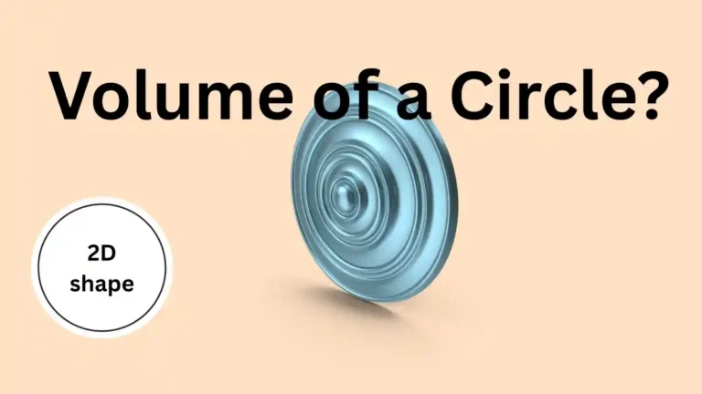 volume of a circle